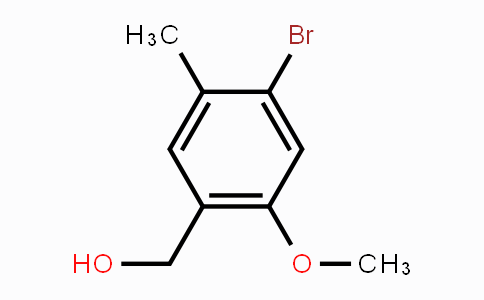CAS No. 2056110-53-1, 4-Bromo-2-methoxy-5-methylbenzyl alcohol