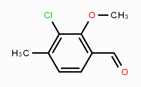 CAS No. 1782217-48-4, 3-Chloro-2-methoxy-4-methylbenzaldehyde