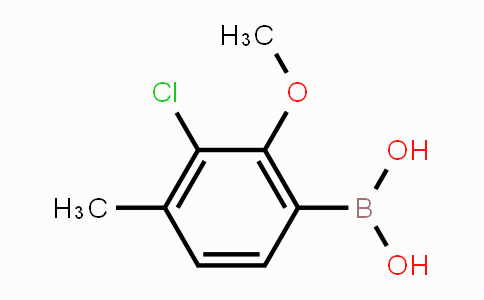 CAS No. 2121511-90-6, 3-Chloro-2-methoxy-4-methylphenylboronic acid