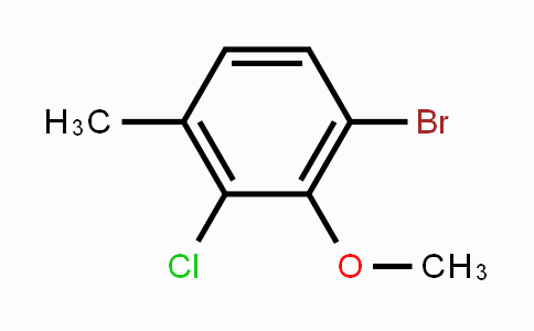 CAS No. 1226808-61-2, 4-Bromo-2-chloro-3-methoxytoluene