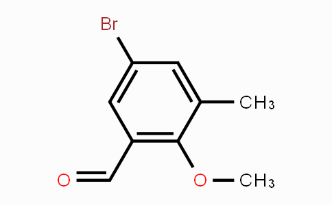 CAS No. 145742-37-6, 5-Bromo-2-methoxy-3-methylbenzaldehyde