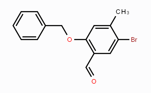CAS No. 1823782-49-5, 2-(Benzyloxy)-5-bromo-4-methylbenzaldehyde