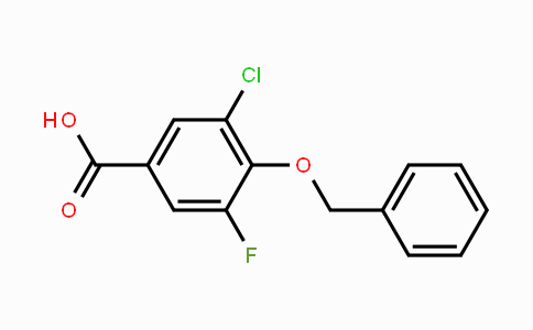 CAS No. 1891977-30-2, 3-Chloro-5-fluoro-4-(phenylmethoxy)-benzoic acid