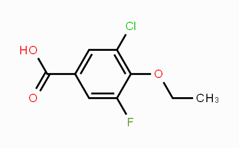 CAS No. 1017778-72-1, 3-Chloro-4-ethoxy-5-fluorobenzoic acid
