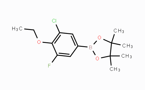 CAS No. 1668474-08-5, 3-Chloro-4-ethoxy-5-fluorophenylboronic acid pinacol ester