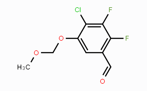 CAS No. 2145093-95-2, 4-Chloro-2,3-difluoro-5-(methoxymethoxy)benzaldehyde