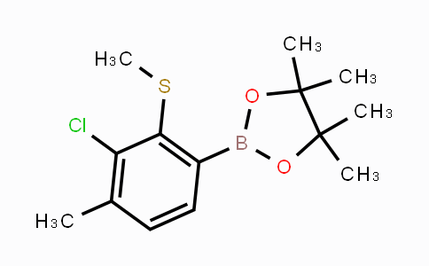 MC449728 | 2121512-63-6 | 3-Chloro-4-methyl-2-(methylthio)phenylboronic acid pinacol ester