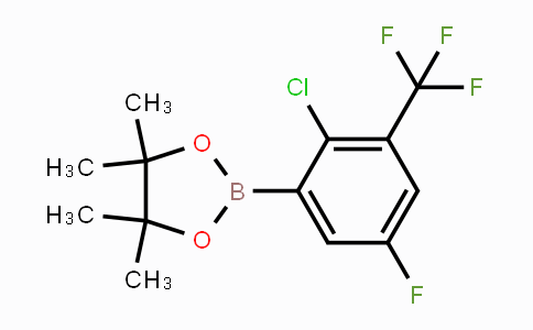CAS No. 2121515-04-4, 2-Chloro-5-fluoro-3-(trifluoromethyl)benzoic acid pinacol ester