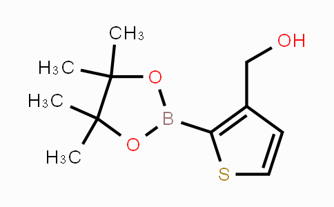 CAS No. 1310384-43-0, (2-(4,4,5,5-Tetramethyl-1,3,2-dioxaborolan-2-yl)thiophen-3-yl)methanol