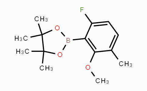CAS No. 2121513-01-5, 6-Fluoro-2-methoxy-3-methylphenylboronic acid pinacol ester