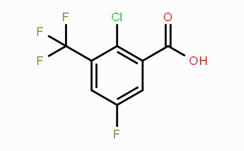 CAS No. 1805955-65-0, 2-Chloro-5-fluoro-3-(trifluoromethyl)benzoic acid
