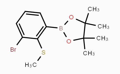 2121513-93-5 | 3-Bromo-2-methylsulfanylphenylboronic acid, pinacol ester