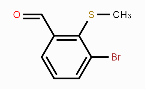 CAS No. 1289113-16-1, 3-Bromo-2-(methylsulfanyl)benzaldehyde