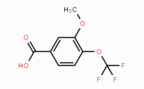 CAS No. 1261652-99-6, 3-Methoxy-4-(trifluoromethoxy)benzoic acid