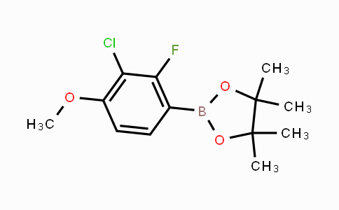 CAS No. 2121512-36-3, 3-Chloro-2-fluoro-4-methoxyphenylboronic acid pinacol ester
