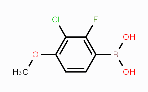 CAS No. 2096454-16-7, 3-Chloro-2-fluoro-4-methoxyphenylboronic acid