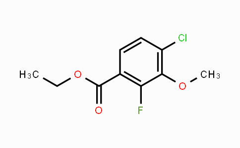 CAS No. 2027537-26-2, Ethyl 4-chloro-2-fluoro-3-methoxybenzoate