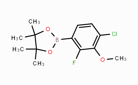CAS No. 1126321-06-9, 4-Chloro-2-fluoro-3-methoxyphenylboronic acid pinacol ester