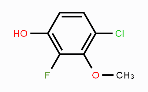 CAS No. 1993479-29-0, 4-Chloro-2-fluoro-3-methoxyphenol