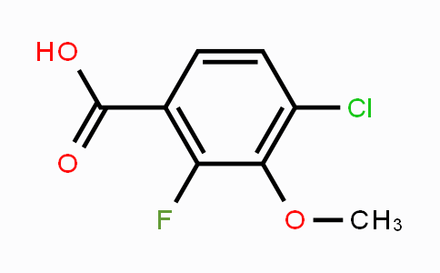 CAS No. 1169870-80-7, 4-Chloro-2-fluoro-3-methoxybenzoic acid