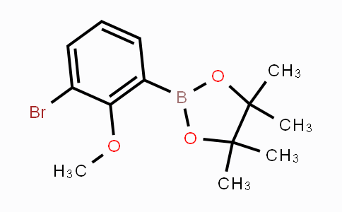 CAS No. 2096997-23-6, 3-Bromo-2-methoxyphenylboronic acid pinacol ester