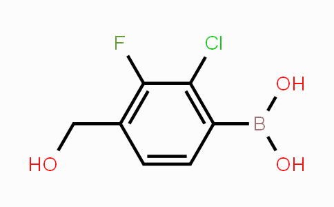 CAS No. 2121512-25-0, 2-Chloro-3-fluoro-4-(hydroxymethyl)phenylboronic acid