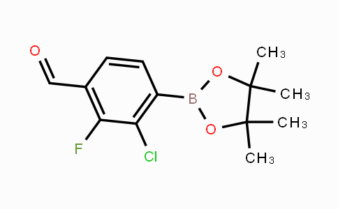 CAS No. 2121514-29-0, 2-Chloro-3-fluoro-4-formylphenylboronic acid pinacol ester