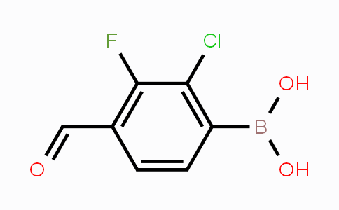 CAS No. 2121514-97-2, 2-Chloro-3-fluoro-4-formylphenylboronic acid