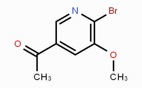 CAS No. 1256821-65-4, 1-(6-Bromo-5-methoxypyridin-3-yl)ethan-1-one