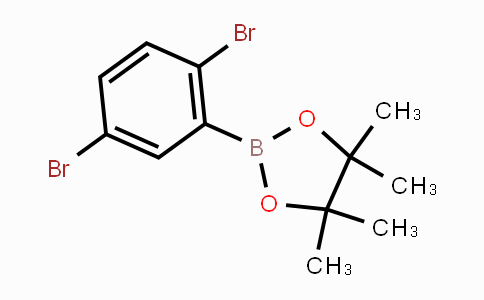 CAS No. 1256781-64-2, 2,5-Dibromophenylboronic acid pinacol ester