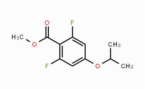 CAS No. 1394944-82-1, 2,6-Difluoro-4-isopropoxybenzoic acid methyl ester