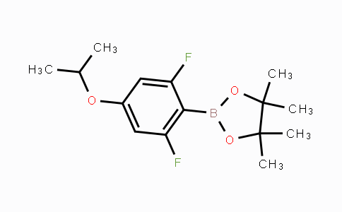 CAS No. 1395282-52-6, 2-(2,6-Difluoro-4-isopropoxyphenyl)-4,4,5,5-tetramethyl-1,3,2-dioxaborolane
