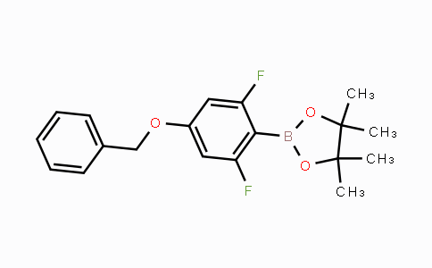 CAS No. 2121514-21-2, 4-Benzyloxy-2,6-difluorophenylboronic acid pinacol ester