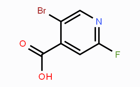 CAS No. 1214377-40-8, 5-Bromo-2-fluoroisonicotinic acid
