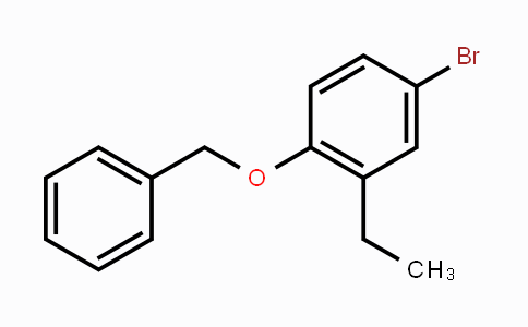 CAS No. 1257078-55-9, 1-(Benzyloxy)-4-bromo-2-ethylbenzene