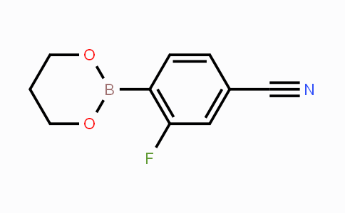 CAS No. 2121512-93-2, 4-(1,3,2-Dioxaborinan-2-yl)-3-fluorobenzonitrile