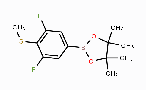 CAS No. 2121514-92-7, 3,5-Difluoro-4-(methylthio)phenylboronic acid pinacol ester