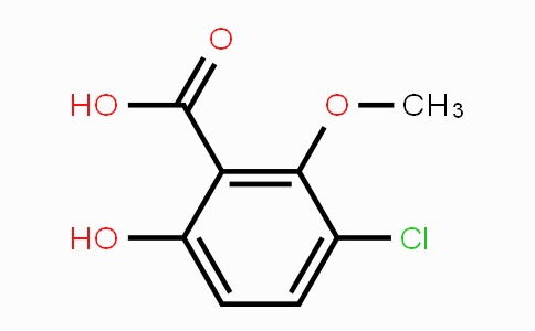 CAS No. 146984-79-4, 3-Chloro-6-hydroxy-2-methoxybenzoic acid