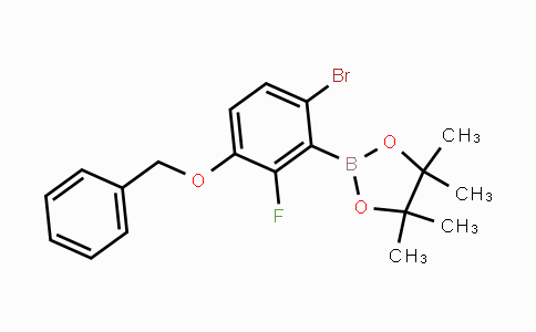 2121514-90-5 | 3-(Benzyloxy)-6-bromo-2-fluorophenylboronic acid pinacol ester