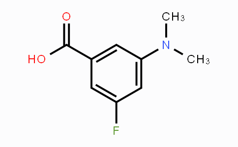 CAS No. 1350539-93-3, 3-(Dimethylamino)-5-fluorobenzoic acid