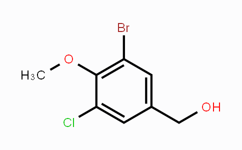 CAS No. 676247-06-6, (3-Bromo-5-chloro-4-methoxyphenyl)methanol