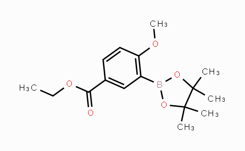 CAS No. 214360-61-9, Ethyl 4-methoxy-3-(tetramethyl-1,3,2-dioxaborolan-2-yl)benzoate