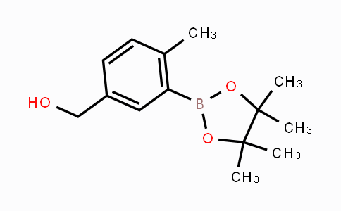 CAS No. 1400755-04-5, (4-Methyl-3-(4,4,5,5-tetramethyl-1,3,2-dioxaborolan-2-yl)phenyl)methanol