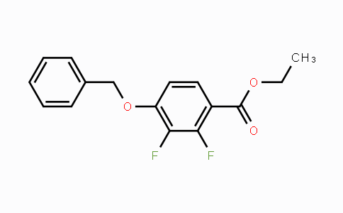 CAS No. 1879026-11-5, Ethyl 4-(benzyloxy)-2,3-difluorobenzoate