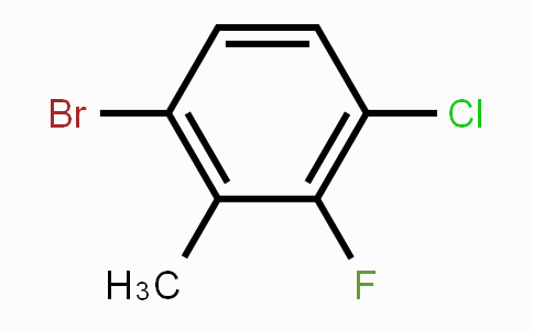 CAS No. 1628524-91-3, 1-Bromo-4-chloro-3-fluoro-2-methylbenzene