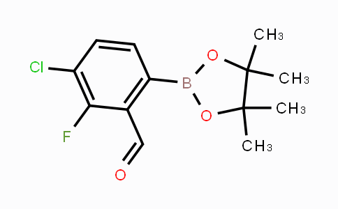 CAS No. 1246632-88-1, 4-Chloro-3-fluoro-2-formylphenylboronic acid pinacol ester