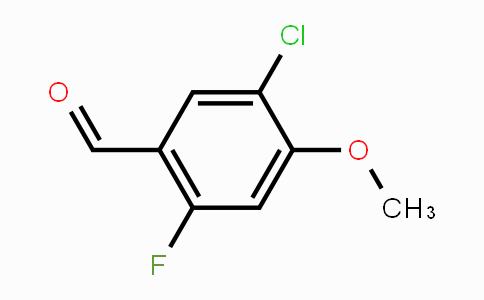 CAS No. 221622-80-6, 5-Chloro-2-fluoro-4-methoxybenzaldehyde