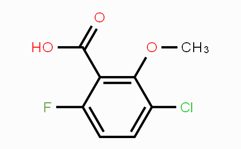 CAS No. 1781848-13-2, 3-Chloro-6-fluoro-2-methoxybenzoic acid