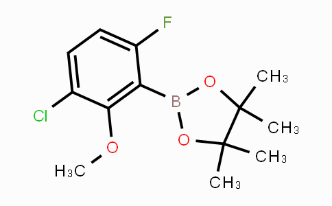 CAS No. 2121513-63-9, 3-Chloro-6-fluoro-2-methoxyphenylboronic acid pinacol ester