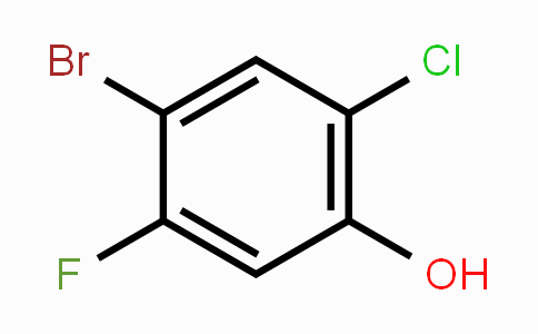 CAS No. 1036383-21-7, 4-Bromo-2-chloro-5-fluorophenol